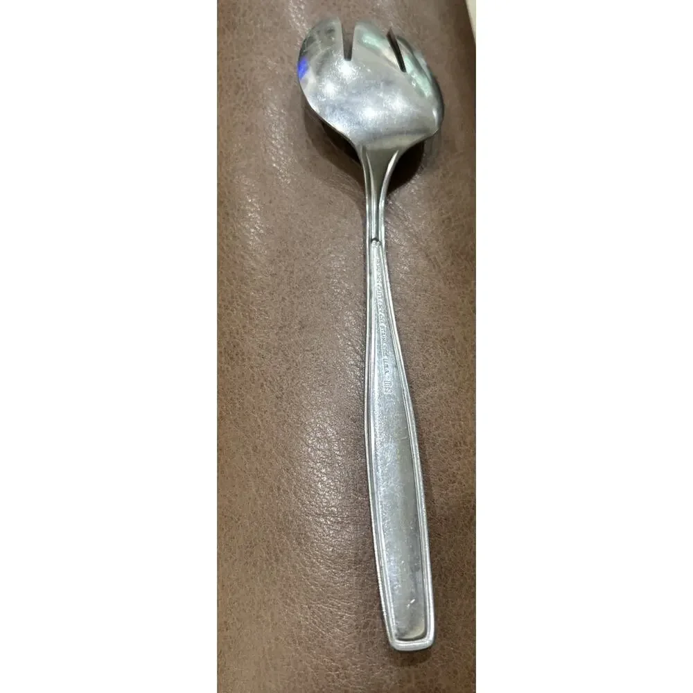 Vtg Rogers Cutlery Co. Cold Meat Serving Fork‎ 7.5” I S Stainless Modern Living